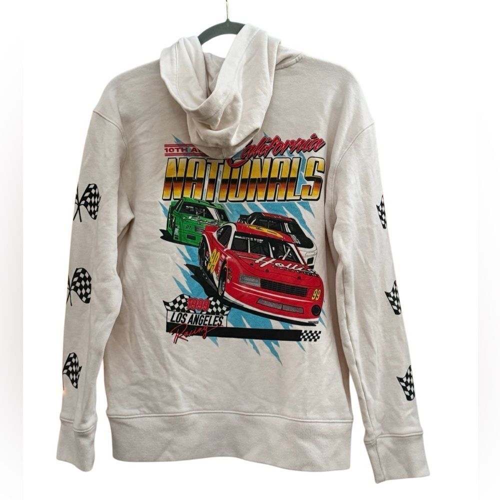 Hollister California Racing Super Soft Hooded Sweatshirt Size Medium
